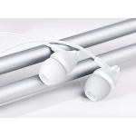 USAMS earphones με μικρόφωνο EP-39, 3.5mm σύνδεση, Φ10mm, 1.2m, λευκά - Image 2