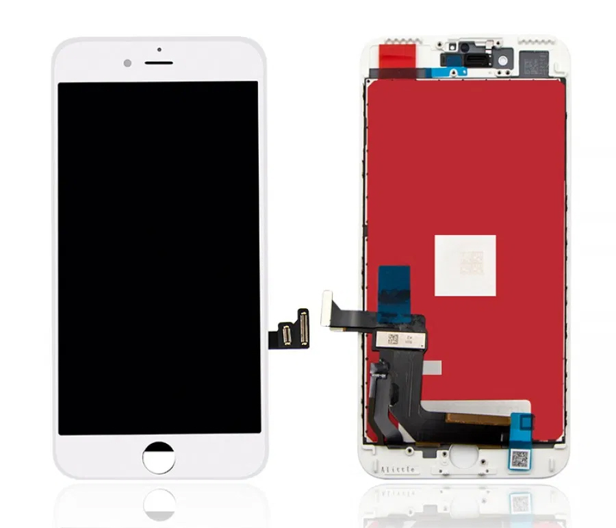 ILCD-010 TW INCELL LCD για iPhone 7 Plus, camera-sensor ring, earmesh, λευκή - Image 1