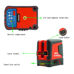 UNI-T γραμμικό αλφάδι laser LM570LD-II, με πράσινη δέσμη 2 ακτίνων - Image 5
