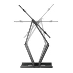 BRATECK επιτοίχια βάση τηλεόρασης LPA49-486XLD, 43-90", 80kg, heavy duty, full motion - Image 4