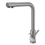 BRUNO μπαταρία πάγκου κουζίνας M54510-207, τρίοδη, αναμεικτική, ασημί - Image 4