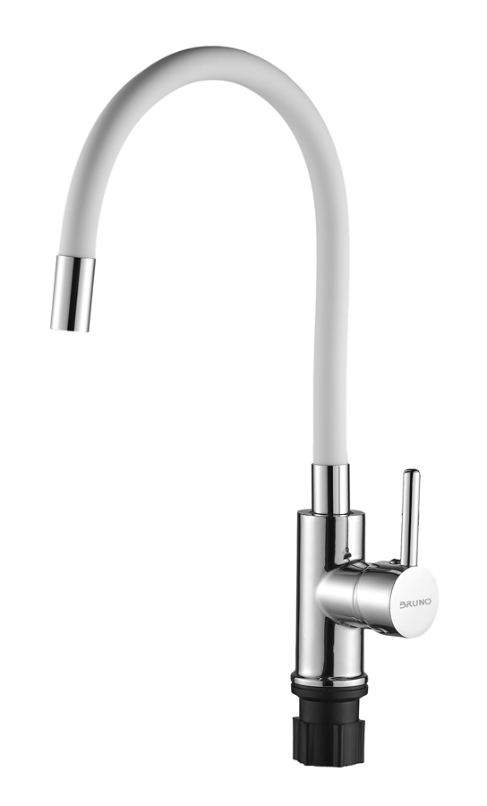 M54804-006C-S626-WH BRUNO μπαταρία πάγκου κουζίνας M54804-006C-S626, εύκαμπτη, αναμεικτική, λευκή - Image 1