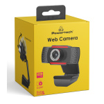 POWERTECH web camera PT-1078, 2.0MP Full HD, Plug & Play, 1.35m, μαύρη - Image 4