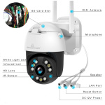POWERTECH smart κάμερα PT-1086, 4MP, 4x digital zoom, Wi-Fi, PTZ, IP65 - Image 6