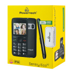 POWERTECH κινητό τηλέφωνο Sentry Eco V2 PTM-18, dual SIM, πλήκτρο SOS, μαύρο - Image 3