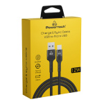 POWERTECH καλώδιο USB σε Micro USB PTR-0125, 12W 2.4A, copper, 1m, μαύρο - Image 2