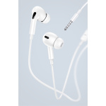 USAMS earphones με μικρόφωνο EP-41, 3.5mm σύνδεση, Φ10mm, 1.2m, λευκά - Image 5