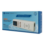 SUNSHINE σταθμός φόρτισης SS-309WD, 8x USB 8A, wireless 10W, λευκός - Image 5