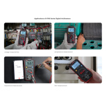 UNI-T ψηφιακό πολύμετρο UT60BT, 1000V AC/DC, NCV, Bluetooth, True RMS - Image 2