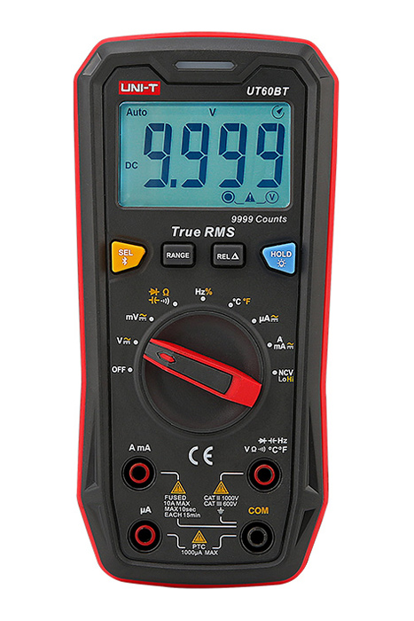 UT60BT UNI-T ψηφιακό πολύμετρο UT60BT, 1000V AC/DC, NCV, Bluetooth, True RMS - Image 1