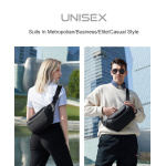 ARCTIC HUNTER τσάντα Crossbody Y00565 με θήκη tablet, 4L, μαύρη - Image 3